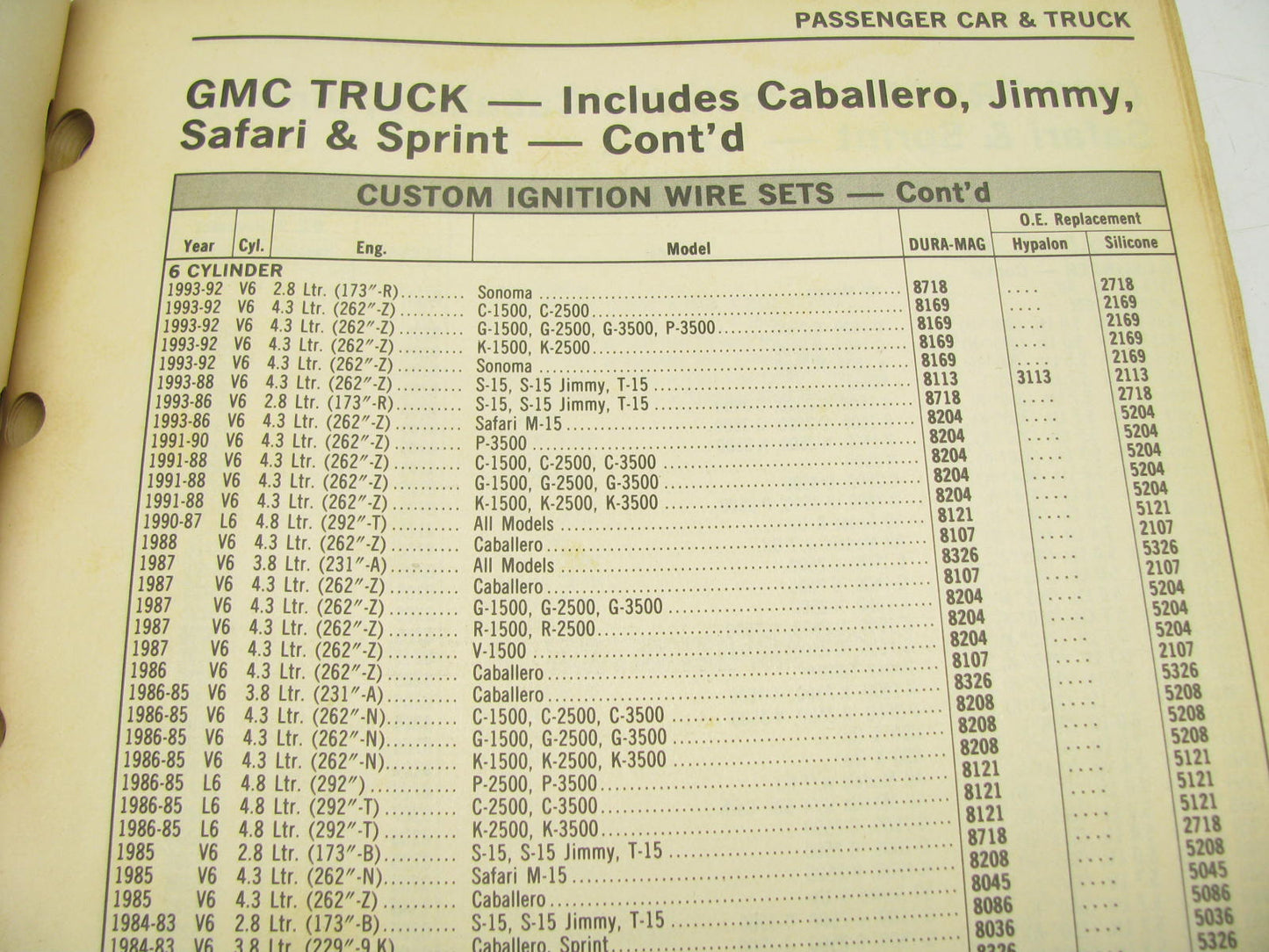 Auto Tune AT300-94 1994 Wire & Cable Products Catalog - Domestic & Import 141 PG