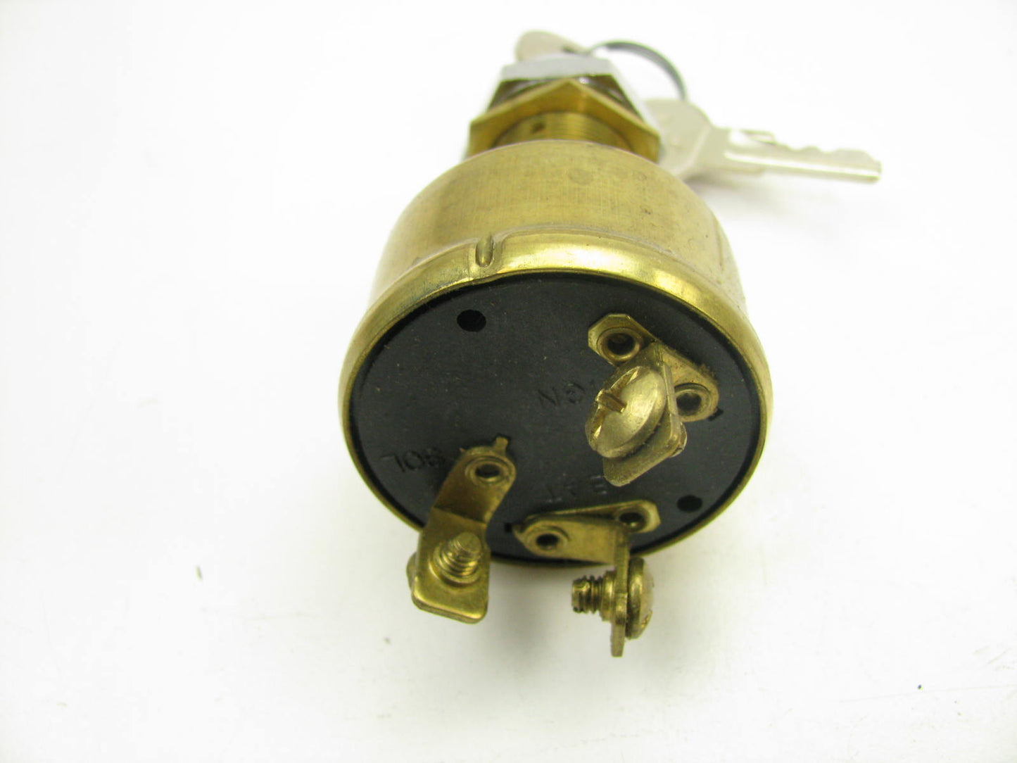 Universal Marine Brass Ignition Switch W/kes Auto Tune PT12785