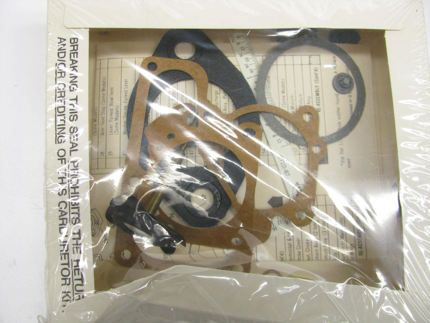 Auto Value 915 Carburetor Rebuild Kit for 1975-1977 Ford Carter 1-BBL YFA