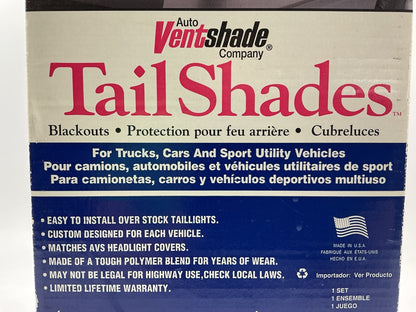 Auto Ventshade (AVS) 33814 Tailshades Tail Light Lamp Covers, Black, 2 Pc Set