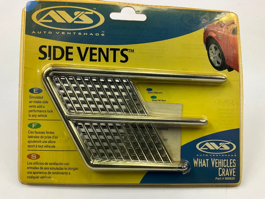 Auto Ventshade 988620 Chrome Side Vent - 1 Pair