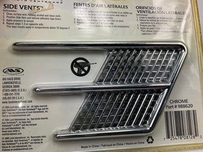 Auto Ventshade 988620 Chrome Side Vent - 1 Pair