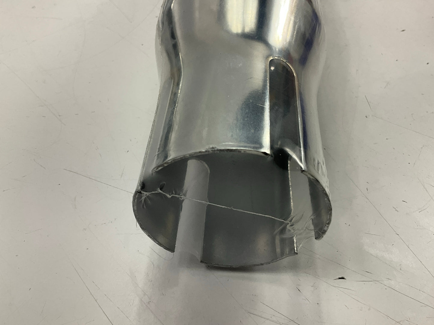 (2) Auto Wurks 18004 Chrome Exhaust Tip, 2-1/4'' Inlet, 2-7/8'' Outlet, 18'' Long