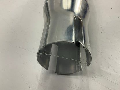 (2) Auto Wurks 18004 Chrome Exhaust Tip, 2-1/4'' Inlet, 2-7/8'' Outlet, 18'' Long