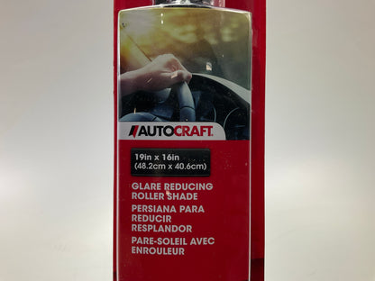 (2) Autocraft AC1041 Retractable Window Sun Shade 19'' X 16'' - Black