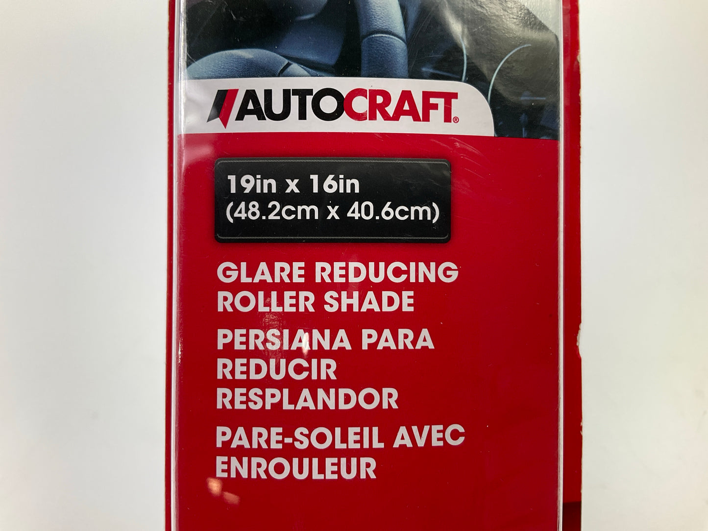Autocraft AC1041 Retractable Window Sun Shade 19'' X 16'' - Black
