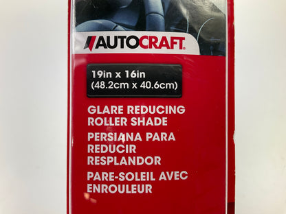 Autocraft AC1041 Retractable Window Sun Shade 19'' X 16'' - Black