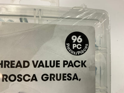 Autocraft AC1067 USS Grade 5 Standard Hardware Value Pack- 96 Pieces