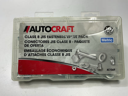 Class 8 JIS 128 Piece Metric Fastener Value Pack: Metric Bolts, Nuts, & Washers