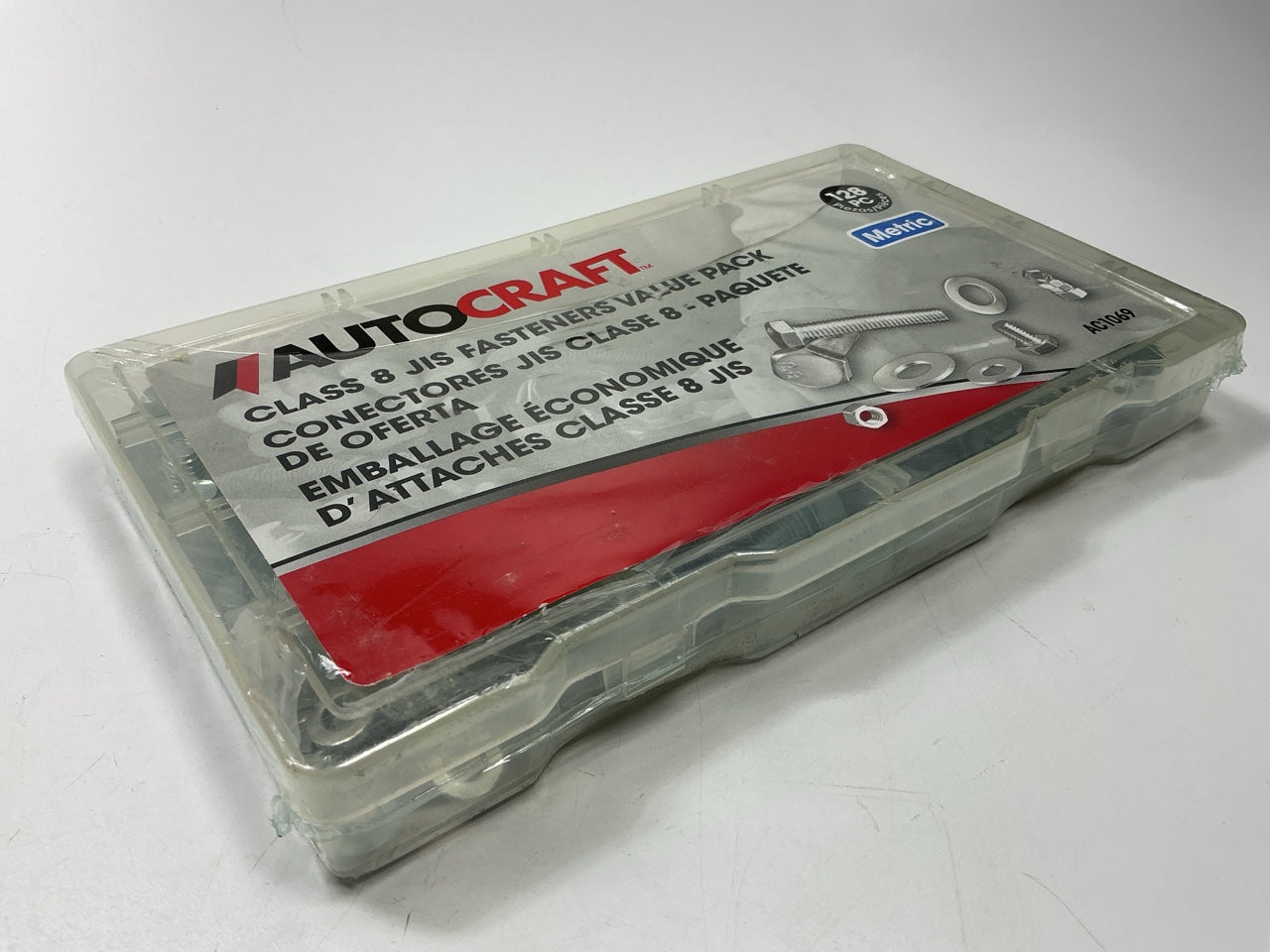 Class 8 JIS 128 Piece Metric Fastener Value Pack: Metric Bolts, Nuts, & Washers