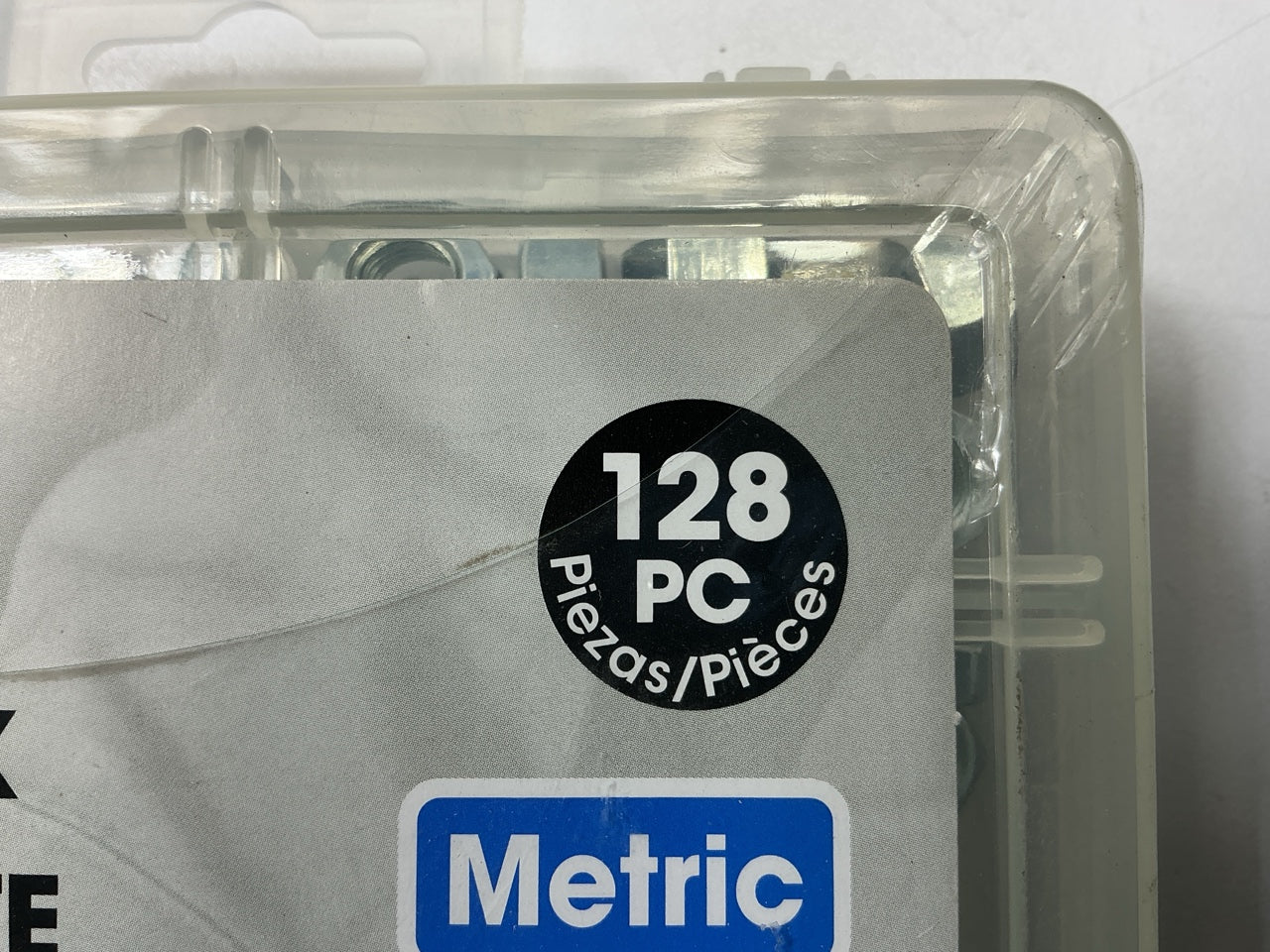 Class 8 JIS 128 Piece Metric Fastener Value Pack: Metric Bolts, Nuts, & Washers