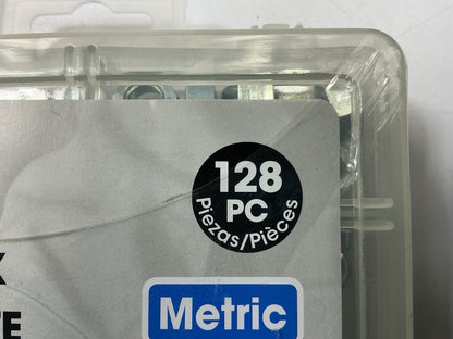 Class 8 JIS 128 Piece Metric Fastener Value Pack: Metric Bolts, Nuts, & Washers
