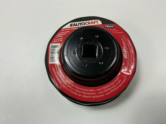Autocraft AC1097 Engine Oil Filter Cap Wrench 74mm, 14 Flute