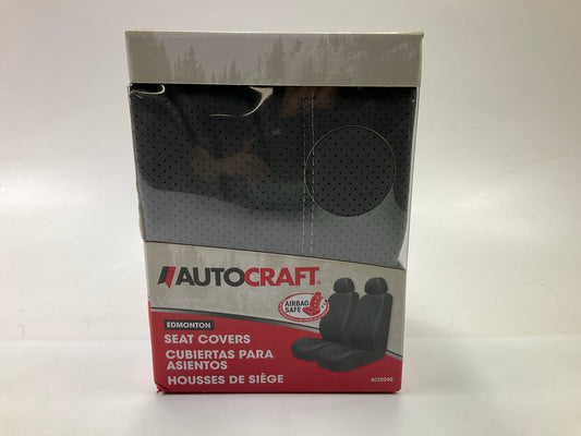 Autocraft AC2004G Seat Cover Set Gray, For Bucket Seats W Adjustable Head Rests