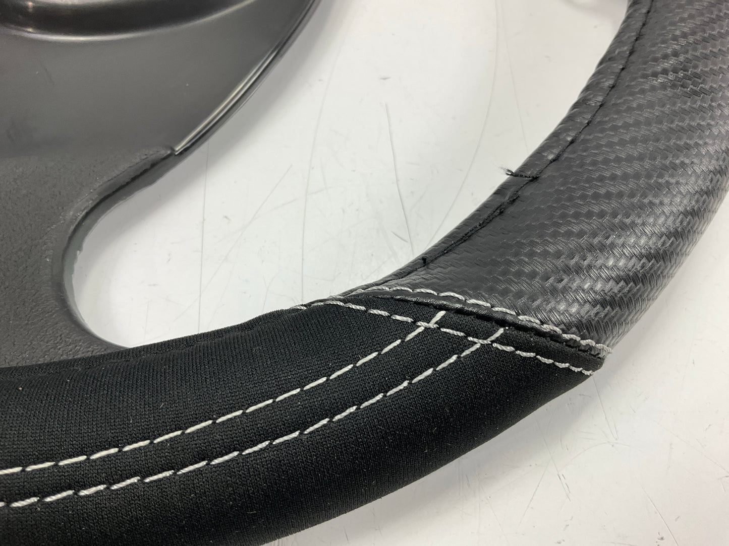 Autocraft AC2037B Steering Wheel Cover - 15'' & Smaller Diameter, Black
