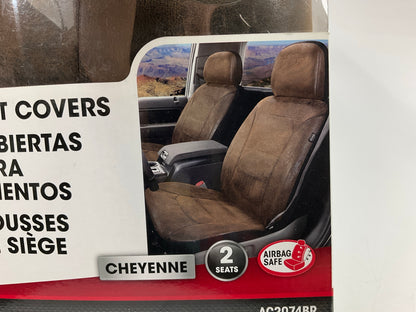 Autocraft AC2074BR Brown Cheyenne Seat Covers - PAIR