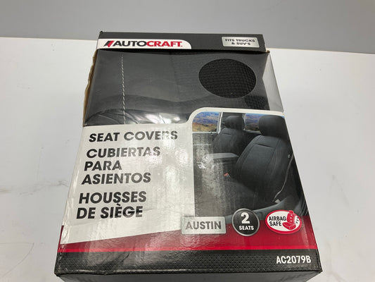 Autocraft AC2079B Truck & SUV Black Bucket Seat Cover - 2 Pack
