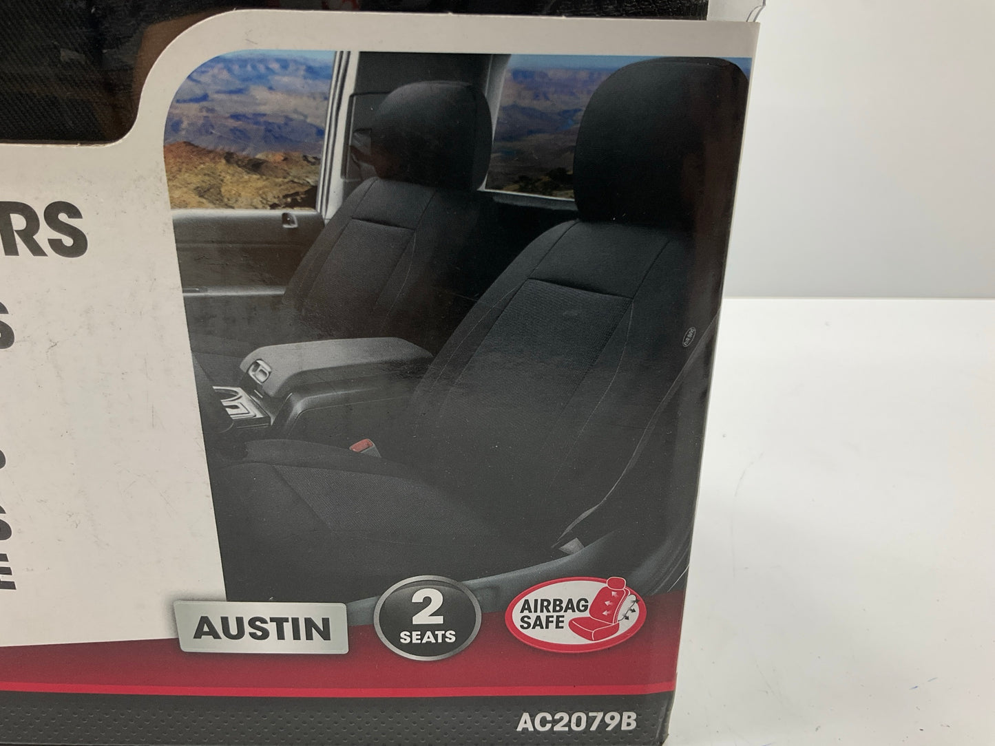 Autocraft AC2079B Truck & SUV Black Bucket Seat Cover - 2 Pack