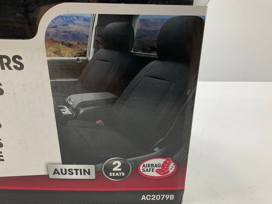 Autocraft AC2079B Truck & SUV Black Bucket Seat Cover - 2 Pack
