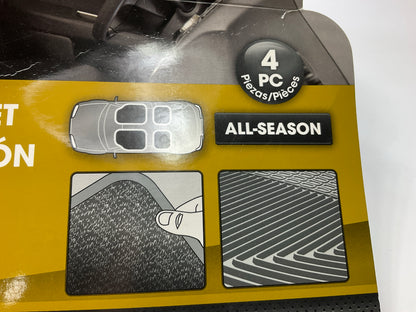 Autocraft AC2083B All Season Faux Leather Floor Mat Set