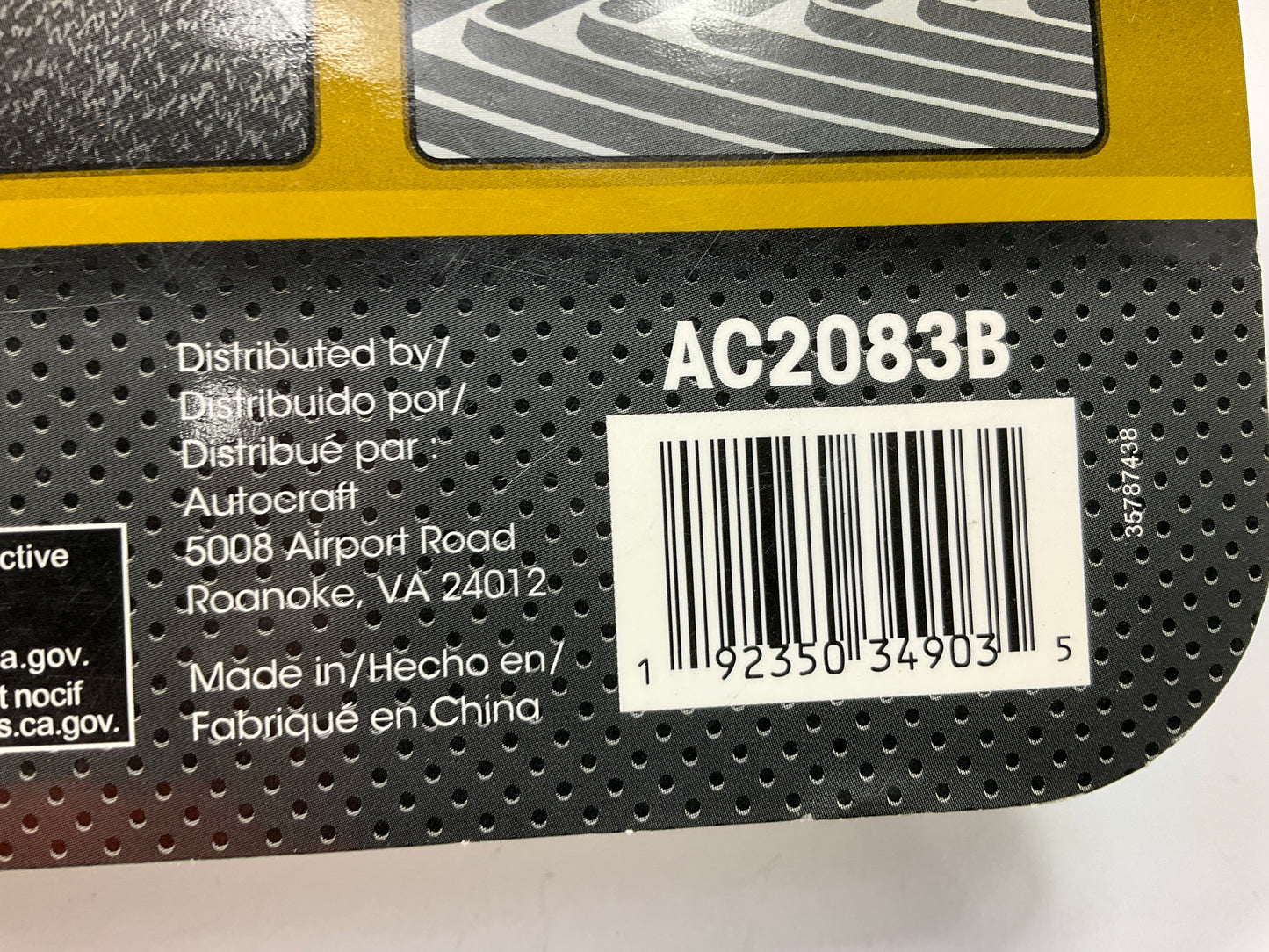 Autocraft AC2083B All Season Faux Leather Floor Mat Set