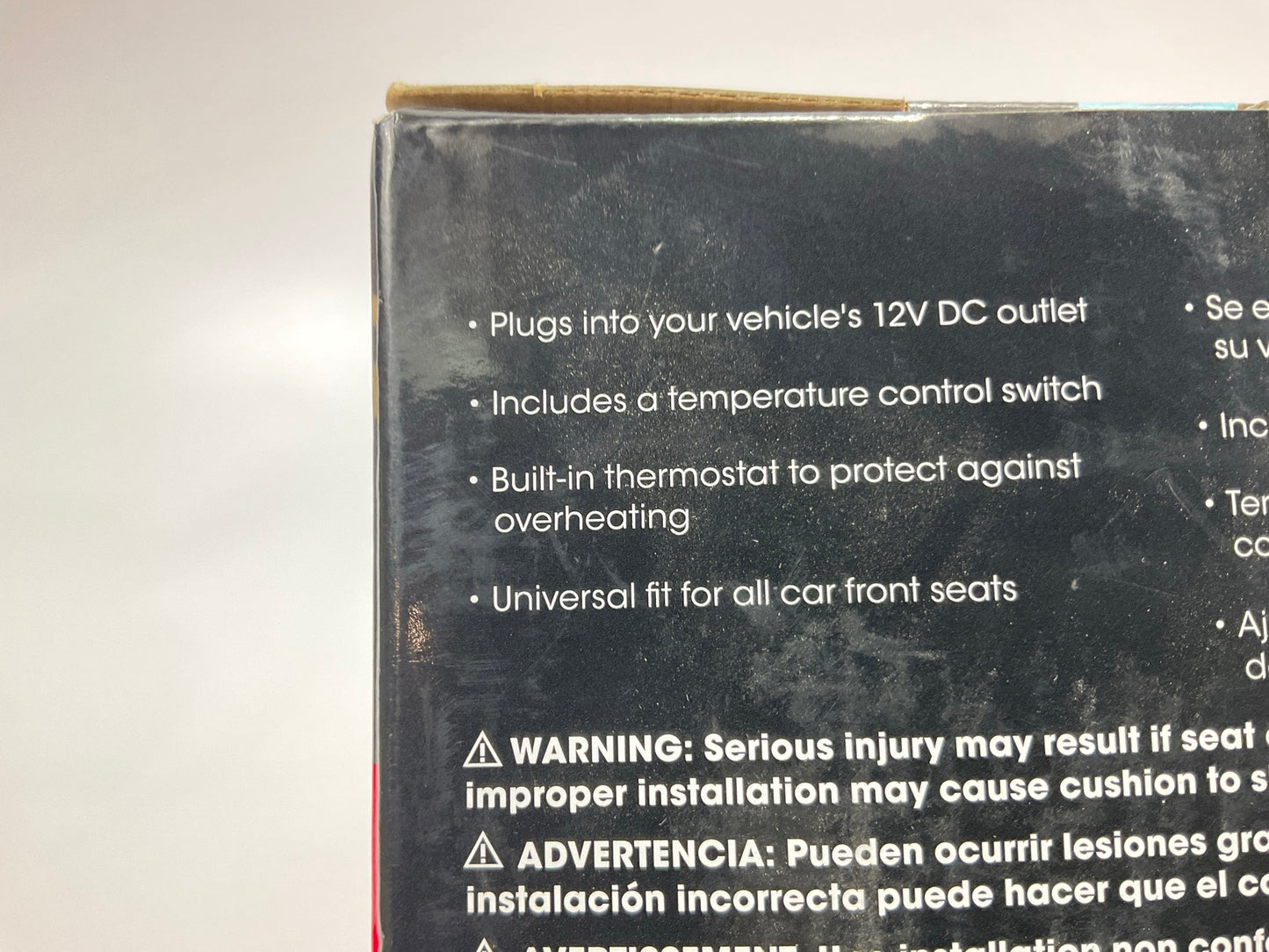 (2) Autocraft AC2092 Universal Heated Car Seat Pad Cushion 12V DC Outlet