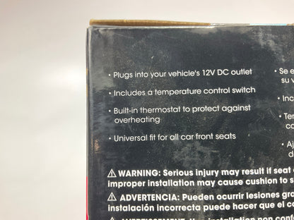 (2) Autocraft AC2092 Universal Heated Car Seat Pad Cushion 12V DC Outlet