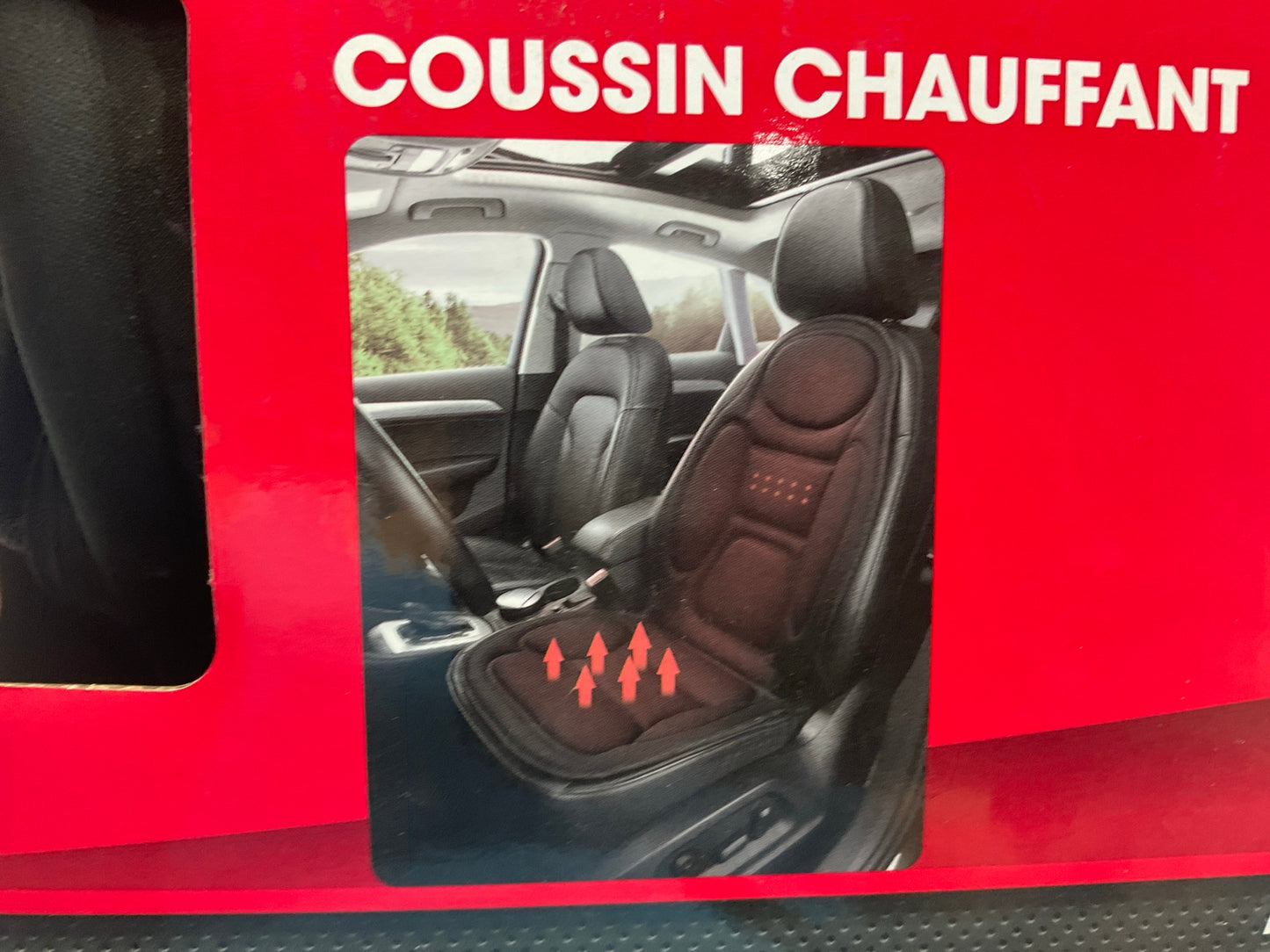 Autocraft AC2092 Universal Heated Car Seat Pad Cushion 12V DC Outlet