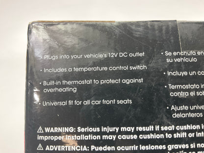Autocraft AC2092 Universal Heated Car Seat Pad Cushion 12V DC Outlet