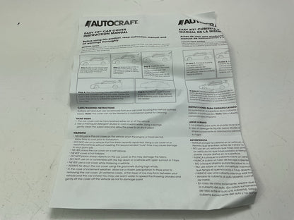 Autocraft AC213 Car Cover For Cars 15'1'' To 16'8'' Long