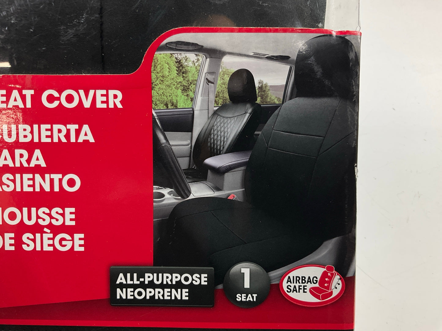 (2) Autocraft AC22155303B Classic, Universal, Bucket Seat Cover Black Neoprene