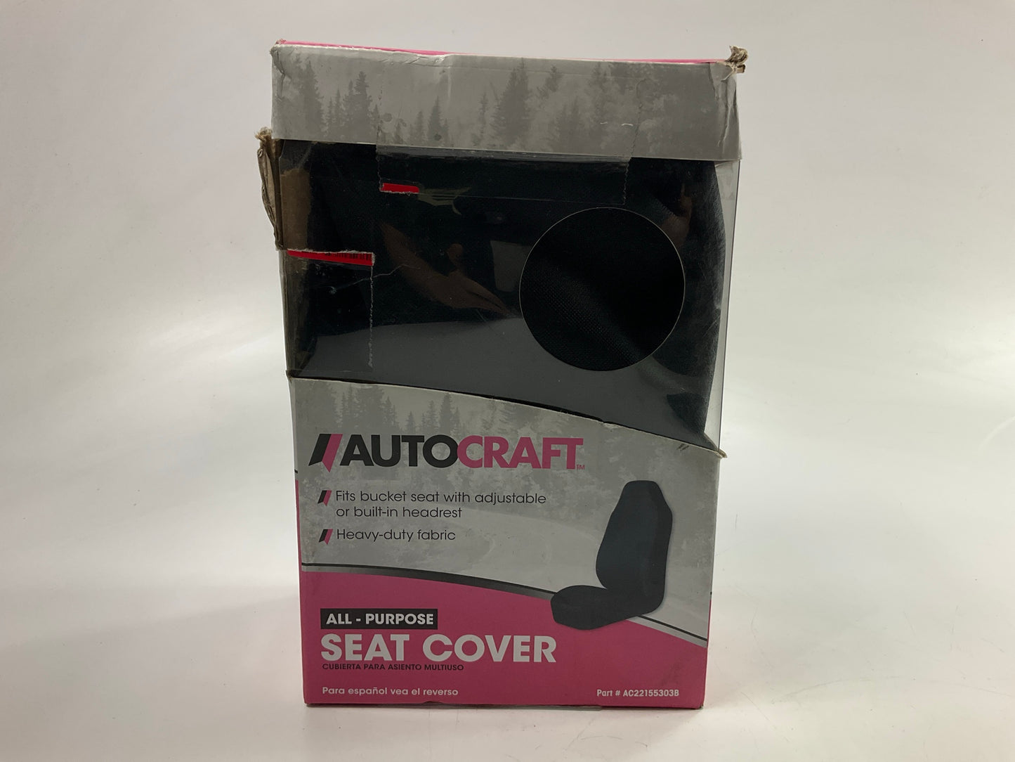 Autocraft AC22155303B Classic, Universal, Bucket Seat Cover Black Neoprene