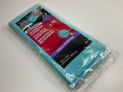 Autocraft AC23 Microfiber Multi-Purpose Towels 12'' X 16'' - Pack Of 6