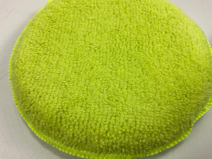 AutoCraft AC266 - 6'' Diameter Microfiber Applicator Buffing Pads - 20 TOTAL