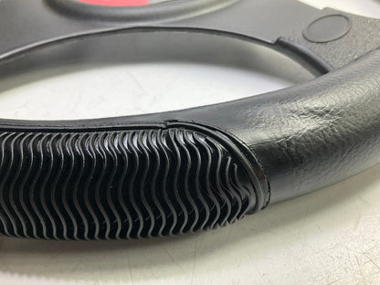 Autocraft AC39852B 15'' Black Massage Grip Steering Wheel Cover