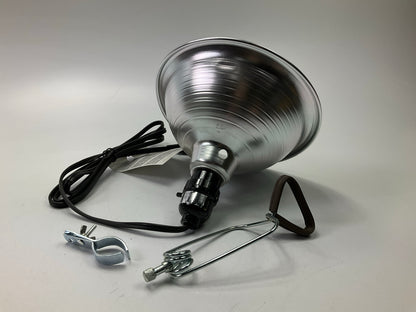 Autocraft AC4448 8.5'' Aluminum Clamp-On Work Light Lamp - Up To 150W