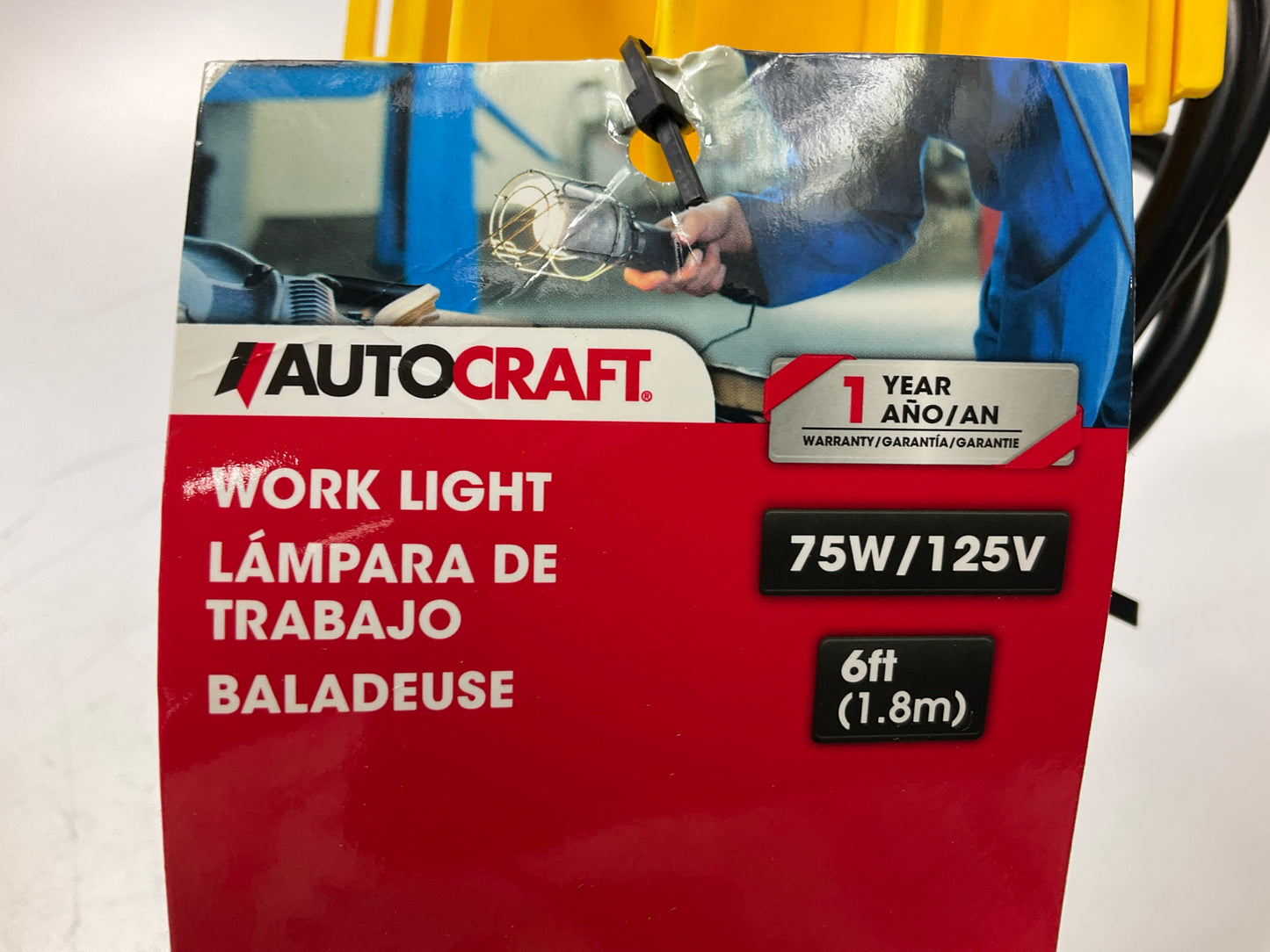 Autocraft AC4451 Work Drop Light, With 6 Feet Cord