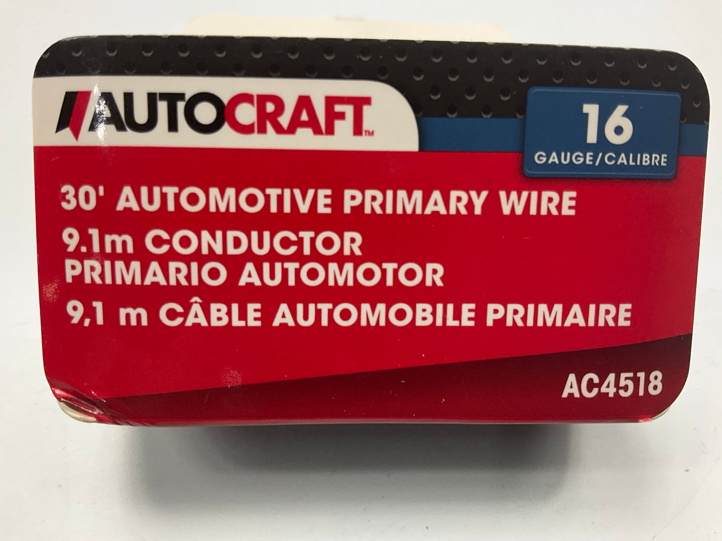 Autocraft AC4518 - 30 Ft Automotive Primary Green Wire, 16 Gauge