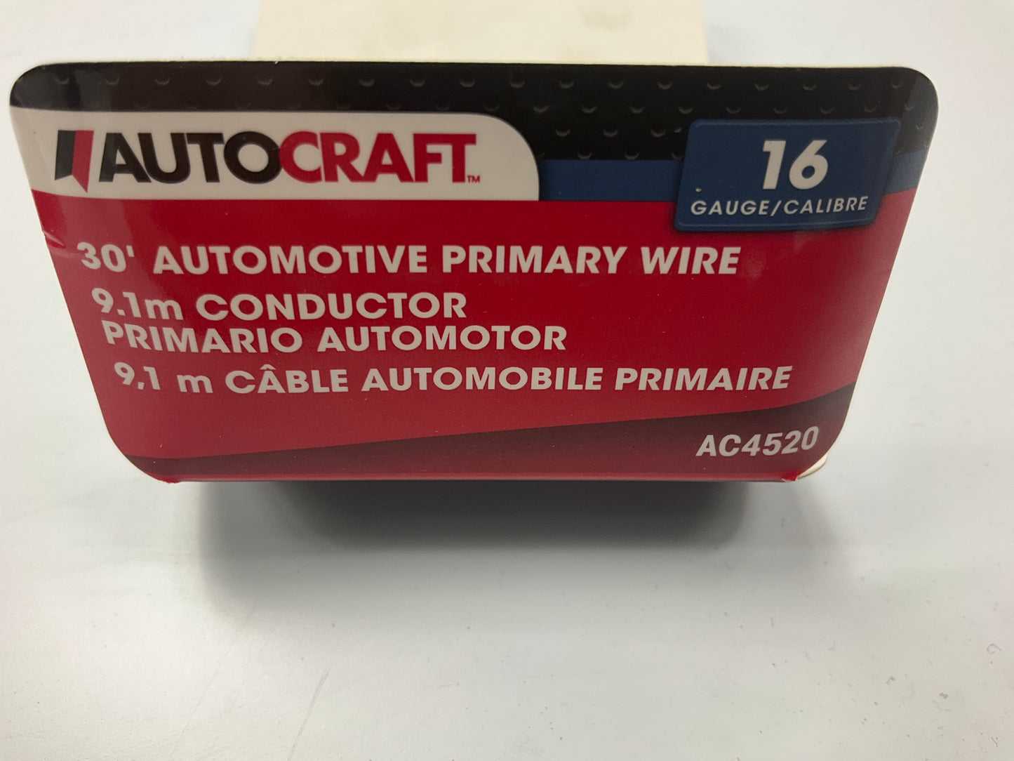 Autocraft AC4520 - 30 Ft Automotive Primary Brown Wire, 16 Gauge