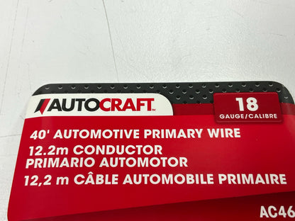 Autocraft AC460 40' Automotive Primary Wire - Black, 18 Gauge