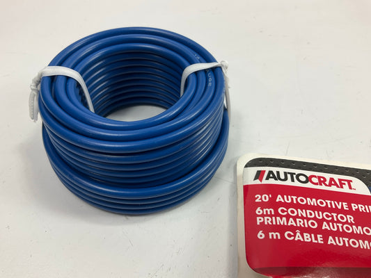 Autocraft AC466 Automotive Primary Wire, 14 Gauge, Blue, 20 Ft