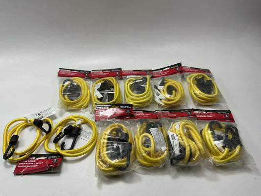 Autocraft AC47 - 40'' Heavy-Duty Stretch Bungee Cords, 10 Packs Of 2 - 20 TOTAL