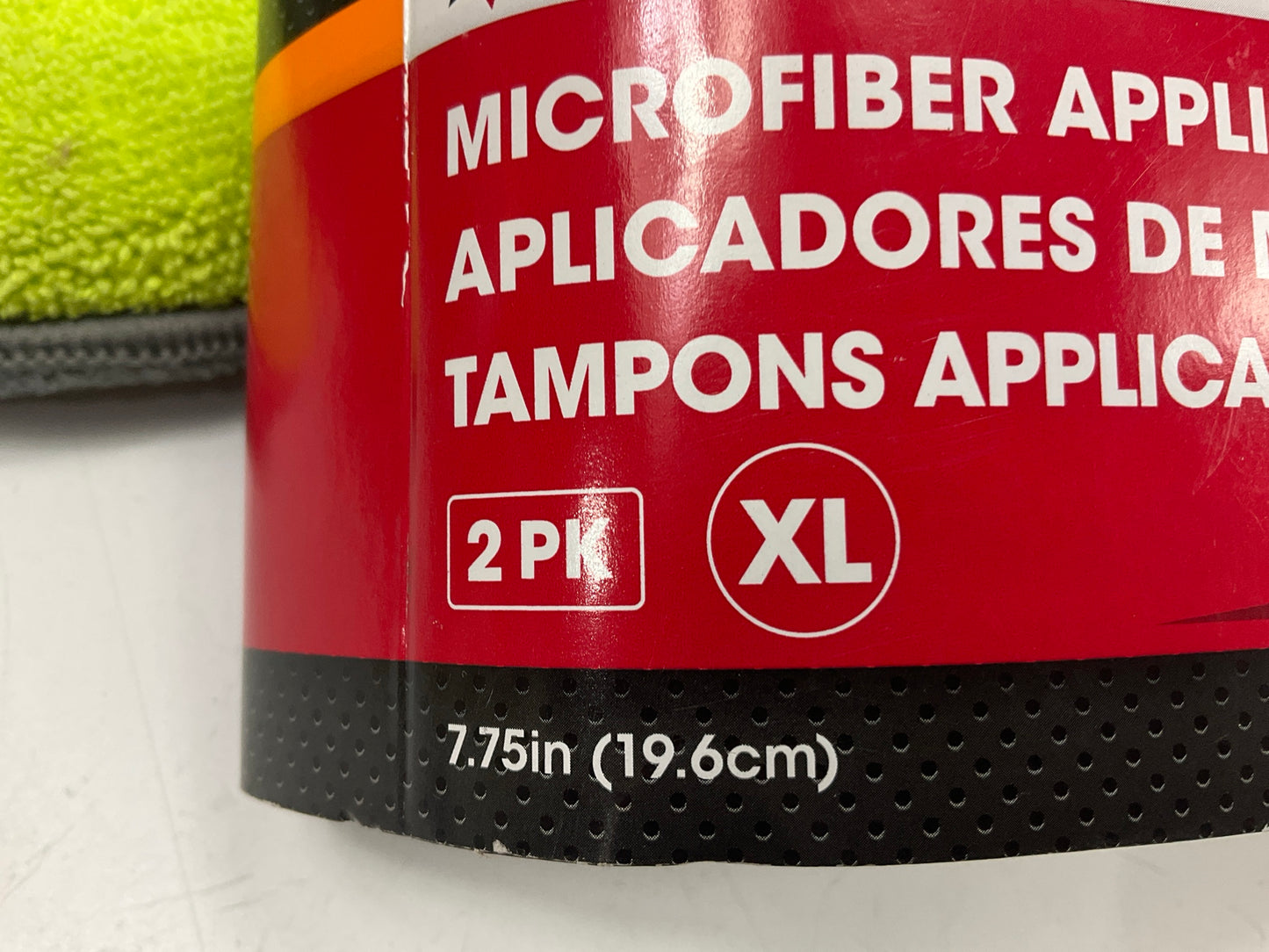 AutoCraft AC4718 Microfiber Applicator Buffing Pads, 7.75'' Diameter - Pack Of 2
