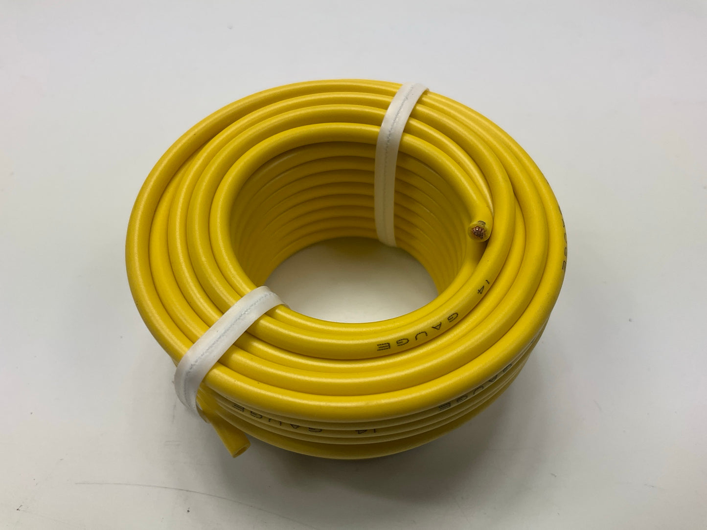 Autocraft AC479 - 20 Ft Automotive Primary Yellow Wire, 14 Gauge