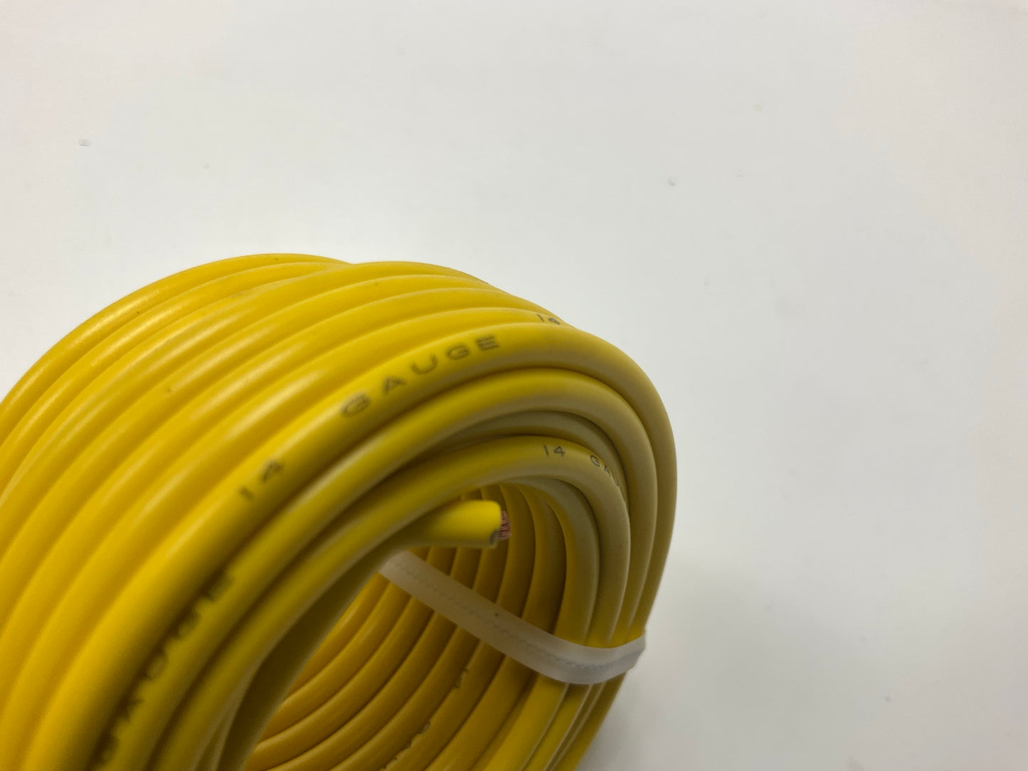 Autocraft AC479 - 20 Ft Automotive Primary Yellow Wire, 14 Gauge