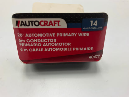 Autocraft AC479 - 20 Ft Automotive Primary Yellow Wire, 14 Gauge