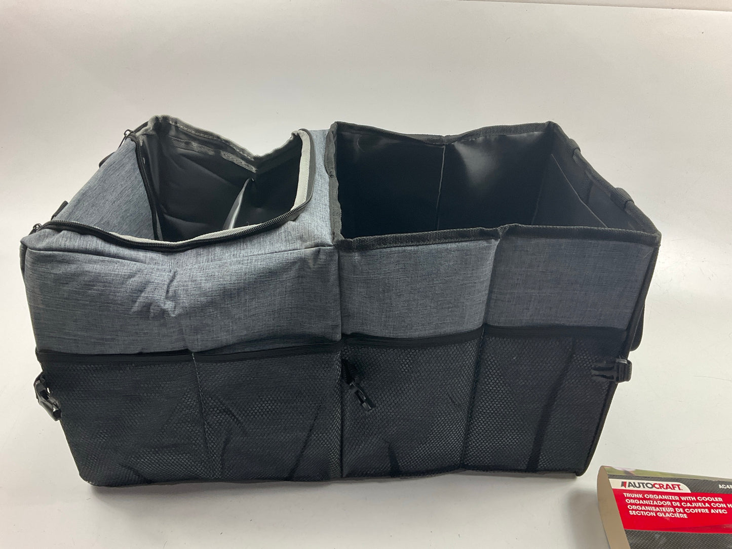 Autocraft AC4818 Trunk Organizer With Cooler 23.6'' X 11.8'' X 12.6''