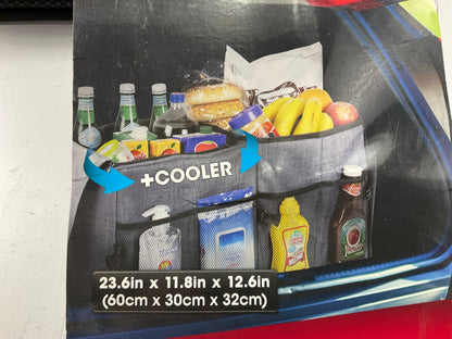 Autocraft AC4818 Trunk Organizer With Cooler 23.6'' X 11.8'' X 12.6''