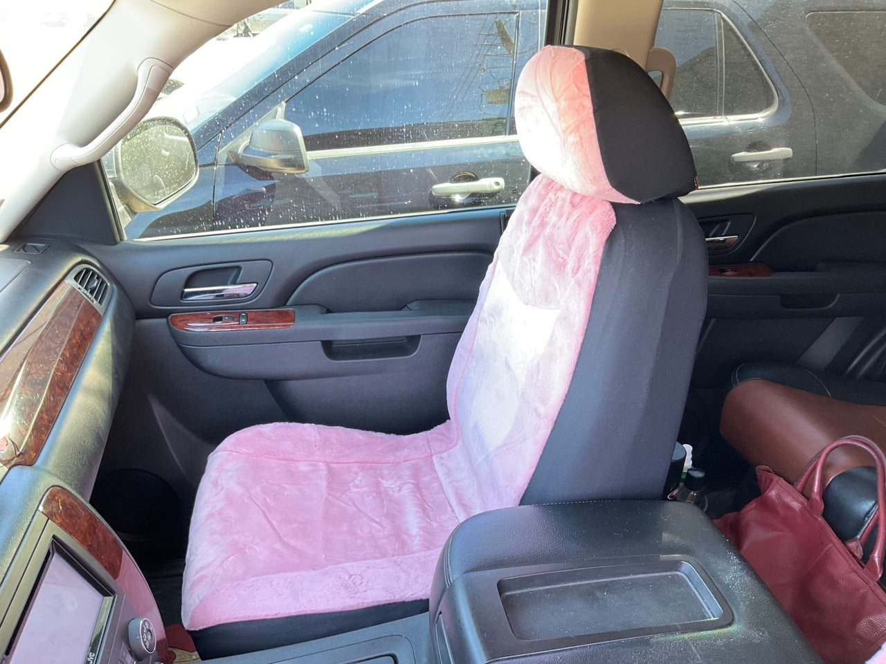 Autocraft AC4835PK Bucket PINK Seat Covers (PAIR) W/ Headrest Covers