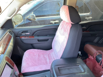 Autocraft AC4835PK Bucket PINK Seat Covers (PAIR) W/ Headrest Covers
